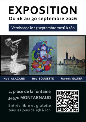 Affiche Exposition de peinture