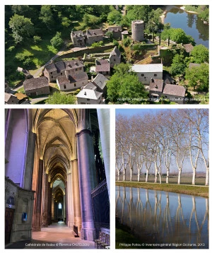 Affiche Conférence "Images discrètes de la chapelle St Roch de Conques" 