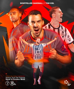Affiche MHB - KIEL (EHF European League) + Showcase de Kendji Girac