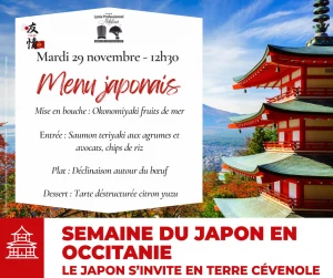 Affiche Le Japon s'invite en terre cévenole : La cuisine japonaise