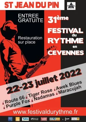 Affiche Festival du Rythme en Cévennes 