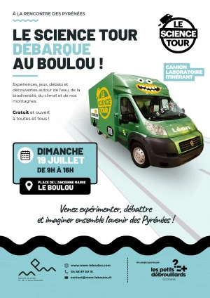 Affiche Le camion du Science Tour au Boulou 
