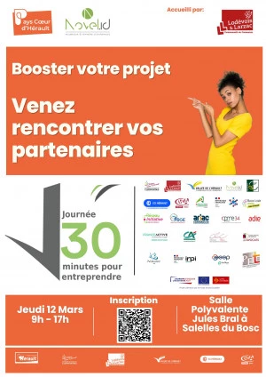 Affiche Journée 30 minutes pour entreprendre 