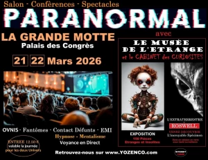 Affiche Salon du Paranormal au Palais des Congrès de La Grande-Motte