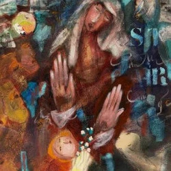 Ex voto - Huile sur toile. 150 x 200 cm - Madeleine Molinier Sergio 