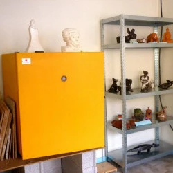 Le four permettant de cuire les créations en argile