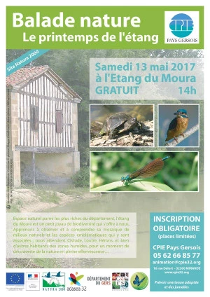 Affiche Balade nature – Le printemps de l'étang