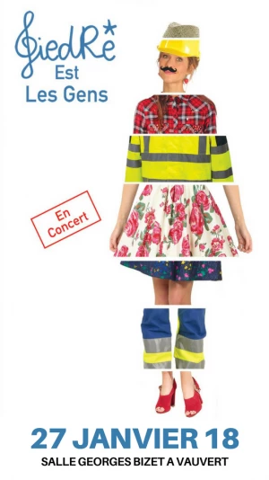 Affiche GiedRé + 1ère partie