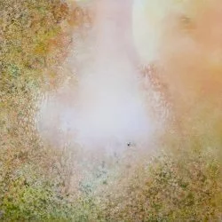 Matin du monde - Huile sur toile, 100 cm x 100 cm, 2013