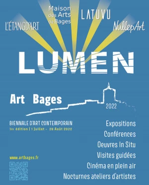 Affiche Biennale d'Art Contemporain - Bages 