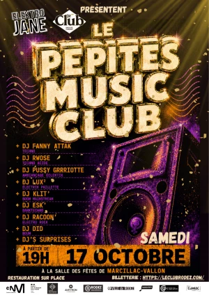 Affiche Pépites Music Club #3