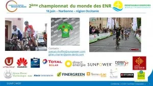 Affiche Championnat du Monde cycliste des EnR