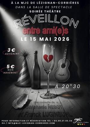 Affiche Représentation théâtrale "Réveillon entre ami(e)s"