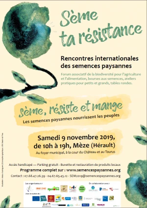 Affiche Sème ta résistance 
