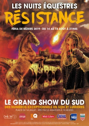 Affiche Les Nuits Équestres de Béziers