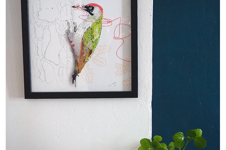 Pictide - Aquarelles, encre de chine et photo, 30x30 cm - Sonia Martin 