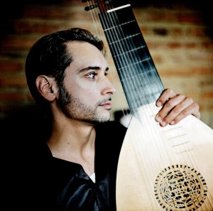 Affiche Bruno Helstroffer- Récital évolutif sur le théorbe