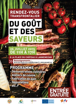 Affiche Rendez-vous transfrontalier du goût et des saveurs - GUSAPIR