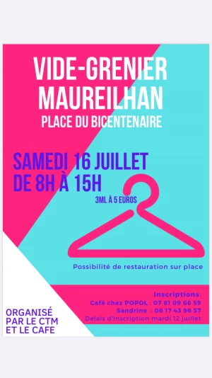 Affiche Vide grenier 