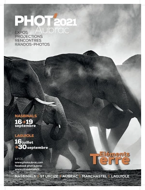 Affiche Festival Photo PHOT'Aubrac " ELEMENTS TERRE "