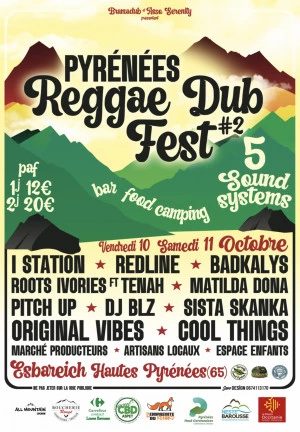 Affiche Pyrénées reggae Dub Fest #2