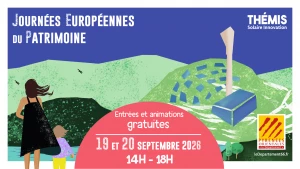 Affiche Les journées européennes du patrimoine à Thémis Solaire Innovation