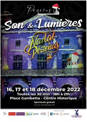Affiche Spectacle son et lumière 