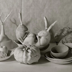 « le goût de l'art, l'art du goût », CHATEAU du RIVAU, …- 5 novembre 2020 - porcelaine, faience - violaine laveaux 