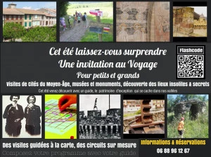 Affiche Visite Guidée Ville de Foix