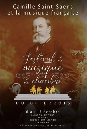 Affiche Festival musique de chambre du biterrois