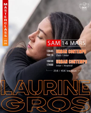 Affiche Masterclass Urban Contemporary avec Laurine Gros
