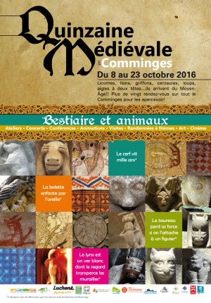 Affiche Quinzaine Médiévales en Comminges