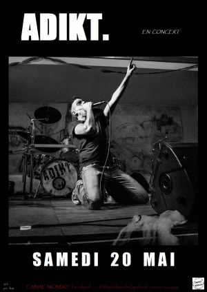 Affiche Adikt