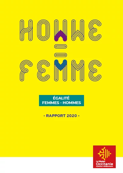 Visuel rapport 2020 sur l'égalité femme-homme