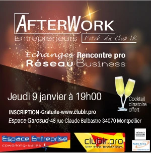 Affiche Afterwork Club LR 2020