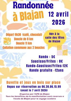 Affiche Randonnée à Blajan