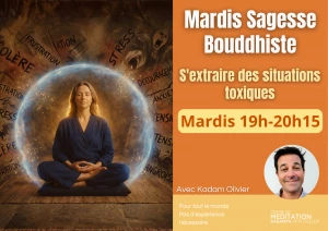 Affiche Sur les pas des grands maîtres bouddhistes