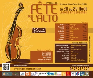 Affiche Festival La Fête de l'Alto
