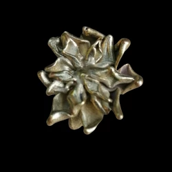 Bague tirage unique - laiton - v.cros 