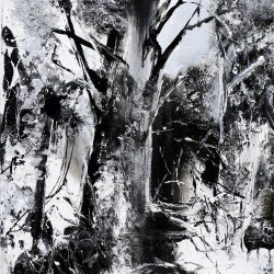 Sans titre - Acrylique et glycéro sur toile, 60x40cm, 2019 - Frédéric Fau 