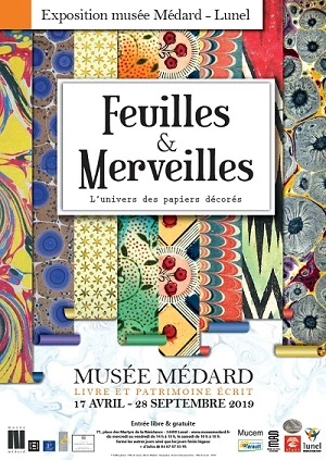 Affiche Feuilles et merveilles. L'univers des papiers décorés