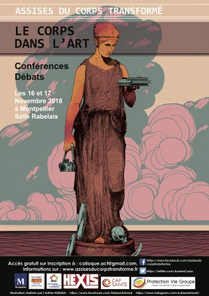 Affiche Les assises du corps transformé "le corps dans l'art" 