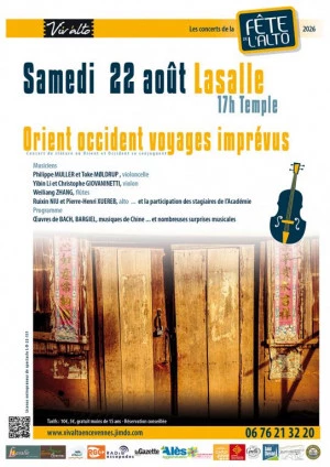 Affiche Orient Occident, voyage imprévu