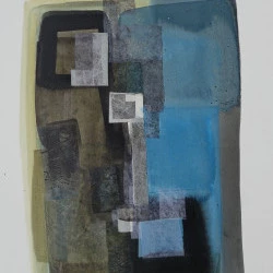 Félicie VIGNAT - Encres et collages sur papier Arches 77x57