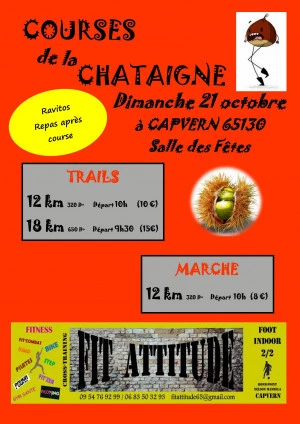 Affiche Courses de la Châtaigne
