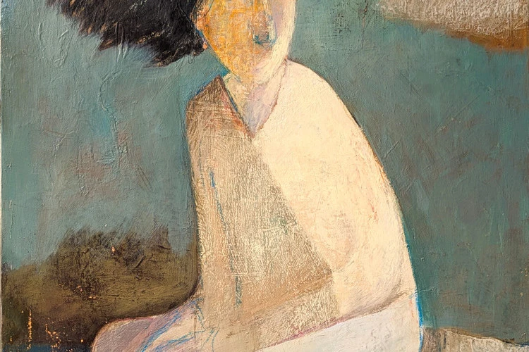 Nobody knows - huile sur toile, 100X81cm 2026 - Anne Patay 