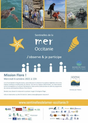 Affiche Mission Flore Littoral à Frontignan (34)