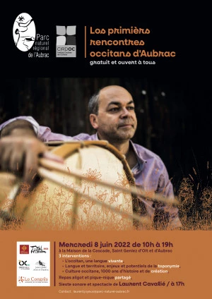 Affiche Los primièrs rencontres occitans d'Aubrac