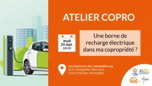 Affiche Atelier copro “Borne de recharge électrique”