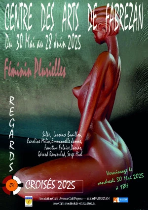 Affiche Exposition Regards croisés N1 -" féminin plurielles" 